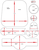 Dies for Unique Label Shapes — original United Label example